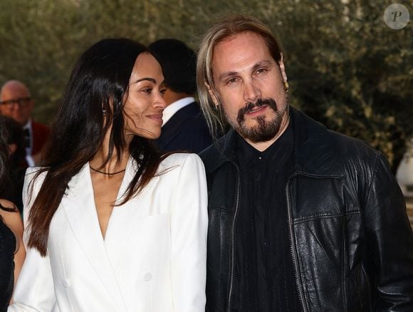 Zoe Saldana et son époux Marco Perego au dîner de gala à la Fondation Giorgio Cini de la famille Pinault à Venise.

© Matteo Chinellato/IPA via ZUMA Press