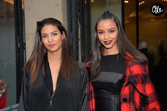 Chloé Mortaud et Flora Coquerel - People à la sortie du défilé de mode Haute-Couture printemps-été 2017 "Jean-Paul Gaultier" à Paris le 25 janvier 2017. © CVS-Veeren/Bestimage