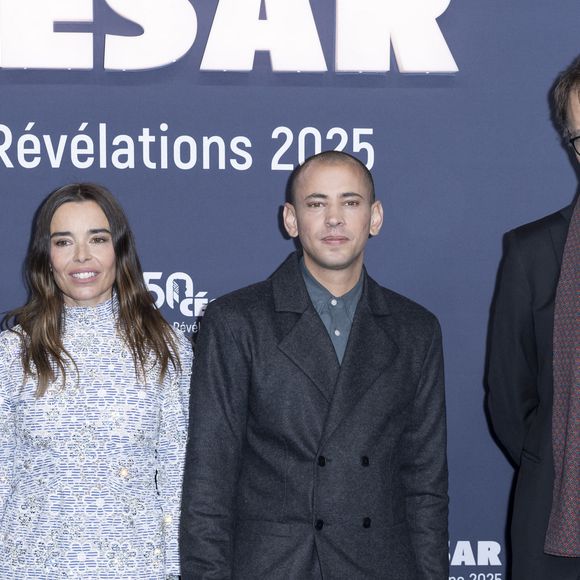 Tawfeek Barhom, Dominik Moll, Adam Bessa, Elodie Bouchez - Photocall de la soirée "Cesar Révélations 2025" au Trianon à Paris le 20 janvier 2025.

© Olivier Borde / Bestimage