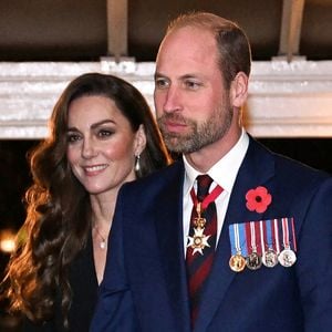 Le prince William, prince de Galles, Catherine Kate Middleton, princesse de Galles - La famille royale du Royaume Uni assiste au Festival du souvenir  (Festival of Remembrance) au Royal Albert Hall, Londres le 9 novembre 2024.

© Chris Ratcliffe / Pool / Julien Burton via Bestimage