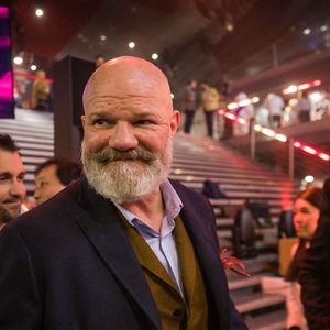 Chel Philippe Etchebest assiste à la cérémonie de remise des prix du Guide Michelin France 2024 à Tours, dans le centre de la France, le 18 mars 2024. Photo par Pascal Avenet/ABACAPRESS.COM