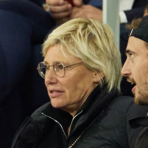 Maïtena Biraben - People au match Irlande-Nouvelle Zélande (24-28) , quart de finale de la coupe du monde de rugby 2023, au Stade de France à Saint-Denis le 14 octobre 2023.
© Dominique Jacovides - Cyril Moreau / Bestimage