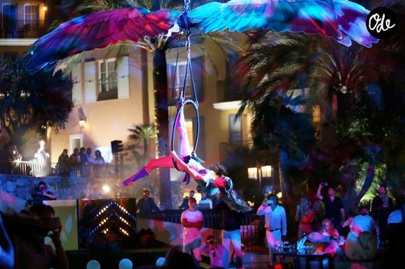 Exclusif - Illustration - Traditionnelle soirée d'anniversaire du Byblos sur le thème de la Dolce Vita à Saint-Tropez, le 19 juillet 2018. Luc Boutria / Nice Matin / Bestimage
