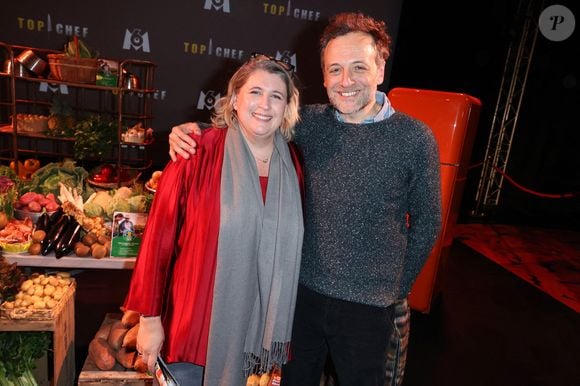 Stephanie Le Quellec et Francois-Regis Gaudry assistent à la première de Top Chef Saison 15 le 11 mars 2024 à Paris, France. Photo by Jerome Domine/ABACAPRESS.COM