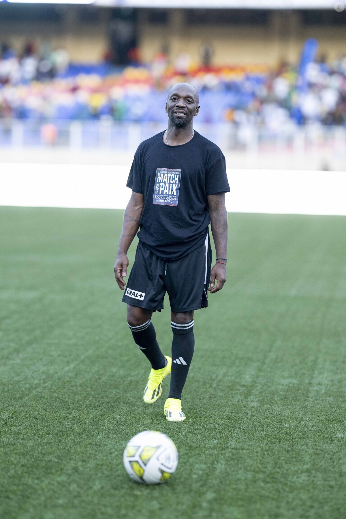 Makelele Photo : Exclusif - Claude Makelele lors du match de gala pour la paix ...