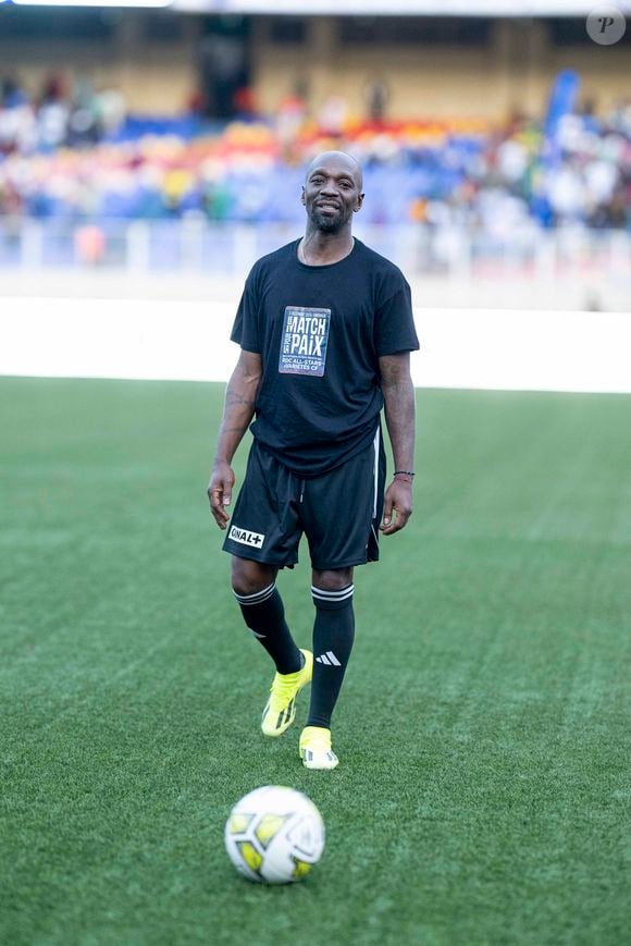 Exclusif - Claude Makelele lors du match de gala pour la paix aux enfants déplacés internes, victimes des conflits armés de la RDC opposant le Variétés Club de France (VCF) contre le Congo AllStar au stade des Martyrs à Kinshasa, République Démocratique du Congo, le 3 décembre 2024. © Pierre Perusseau/Bestimage