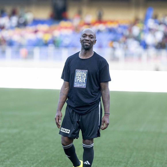 Exclusif - Claude Makelele lors du match de gala pour la paix aux enfants déplacés internes, victimes des conflits armés de la RDC opposant le Variétés Club de France (VCF) contre le Congo AllStar au stade des Martyrs à Kinshasa, République Démocratique du Congo, le 3 décembre 2024. © Pierre Perusseau/Bestimage