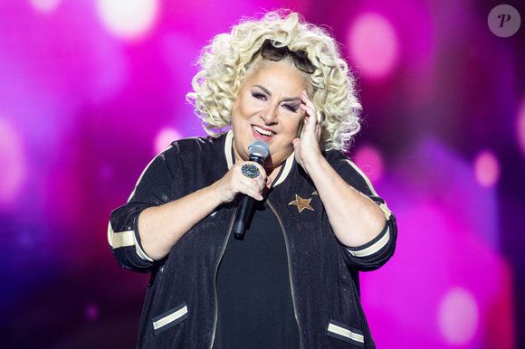 Exclusif - Marianne James pour les surprises de J.PCastaldi, C.Lara et F.X.Demaison lors de l'enregistrement de l'émission "La Boîte à secrets", présentée par F.Bollaert et diffusée le 9 janvier 2026 sur France 3, dans les studios du Lendit à Saint-Denis, France, le 2 décembre 2025. © Cyril Moreau/Bestimage