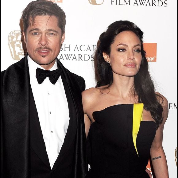 Brad Pitt, Angelina Jolie - Soirée Orange "British Academy Film Awards" au Royal Opera House à Londres le 8 février 2009 © Goff Inf/ Bestimage
