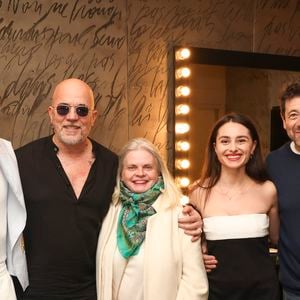 Exclusif - Ycare, Pascal Obispo, Isabelle Nanty, Esther Abrami, Patrick Bruel en backstage du second concert d'Ycare à l'Olympia, à Paris, France, le 7 mars 2026. © Jack Tribeca/Bestimage
