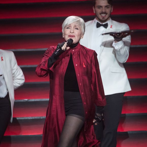 Nicole Croisille - Enregistrement de l'émission "100 ans de comédies musicales pour le Sidaction".
© Moreau-Perusseau / Bestimage