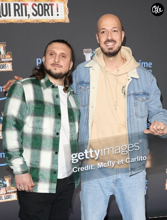 McFly et Carlito - Avant-première de « LOL : Qui rit, sort ! Saison 4 » sur Amazon Prime Video au cinéma Les 7 Batignolles à Paris le 7 février 2024 © Coadic Guirec / Bestimage