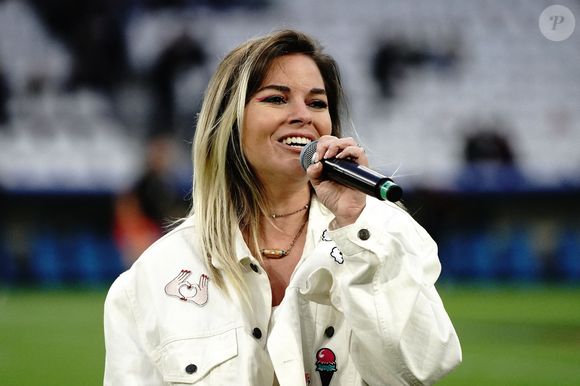 Sophie Tapie lors de la 23ème journée de championnat de rugby du TOP14 RC Toulon - Toulouse au stade vélodrome à Marseille (match délocalisé) le 23 avril 2022. Victoire du RCT sur Toulouse 19-15.
© Norbert Scanella / Panoramic / Bestimahe