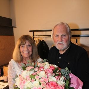 Chantal Goya et Jean-Jacques Debout - Personnalités au spectacle de Chantal Goya "50 ans d'amour" au palais des Congrès à Paris le 25 mai 2025. © Philippe Baldini / Bestimage