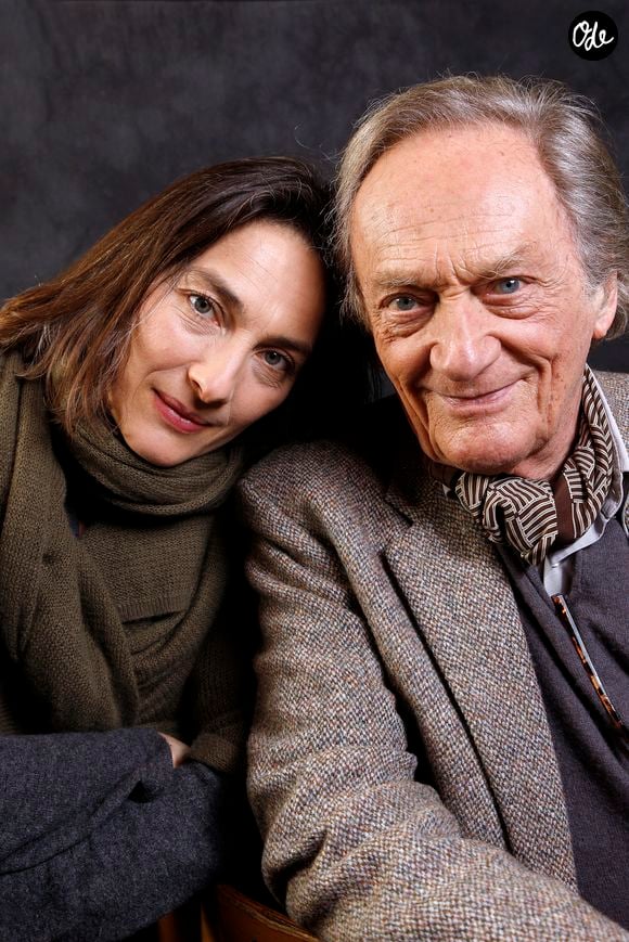Portrait de Philippe Tesson et sa fille Stephanie Tesson CEDRIC PERRIN / BESTIMAGE