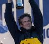 Le navigateur avait ainsi bouclé son tour du monde en solitaire au bout de seulement 64 jours, 19 heures 22 minutes et 49 secondes

Le skipper de Macif Charlie Dalin remporte la dixième édition du tour du monde en solitaire Vendée Globe en pulvérisant le record de l’épreuve en 64 jours, 19 heures 22 minutes et 49 secondes aux Sables-d'Olonne, France, le 14 janvier 2025. © Alexis Courcoux/Psnewz/Bestimage