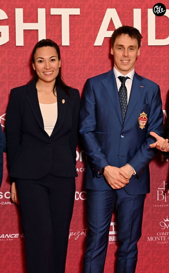 Louis et Marie Ducruet durant la soirée de gala du "Fight Aids Cup 2026" à l'hôtel Fairmont Monte-Carlo à Monaco, le 24 janvier 2026. © Bruno Bebert / Bestimage