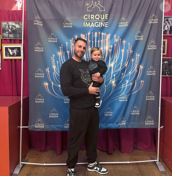 Thomas et son fils Leyan immortalisés sur Instagram (Capture d'écran).