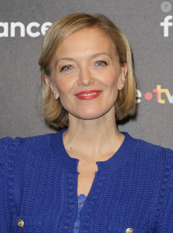 Maya Lauqué - Photocall à l'occasion des 40 ans de l'émission "Télématin" au siège de France Télévisions à Paris le 6 février 2025. © Coadic Guirec/Bestimage