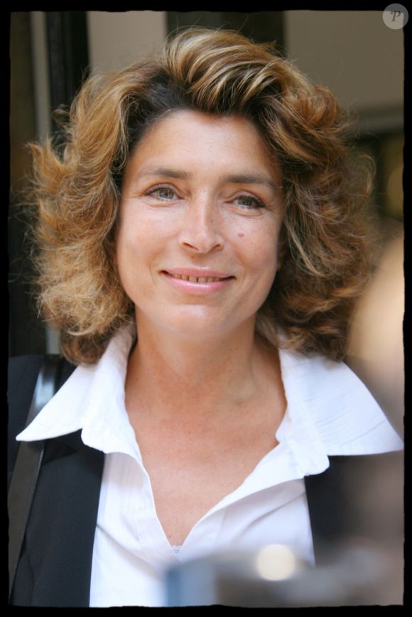 Marie-Ange Nardi - Conférence de presse de rentrée 2007-2008 de France Télévision à la salle Pleyel. © GUIZARD-COADIC  /  BESTIMAGE