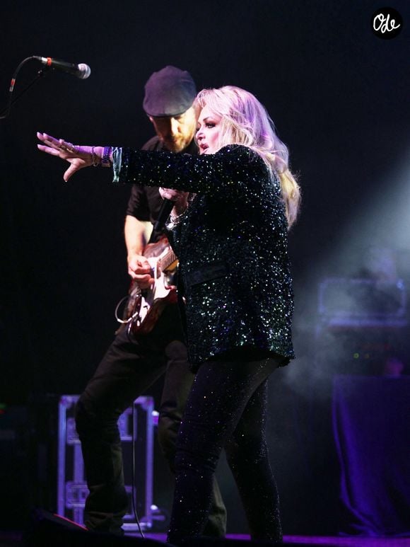 Bonnie Tyler en concert à L'Amphithéâtre 3000 du Centre de Congrès de Lyon, France, le 11 décembre 2023. © MPP/Bestimage