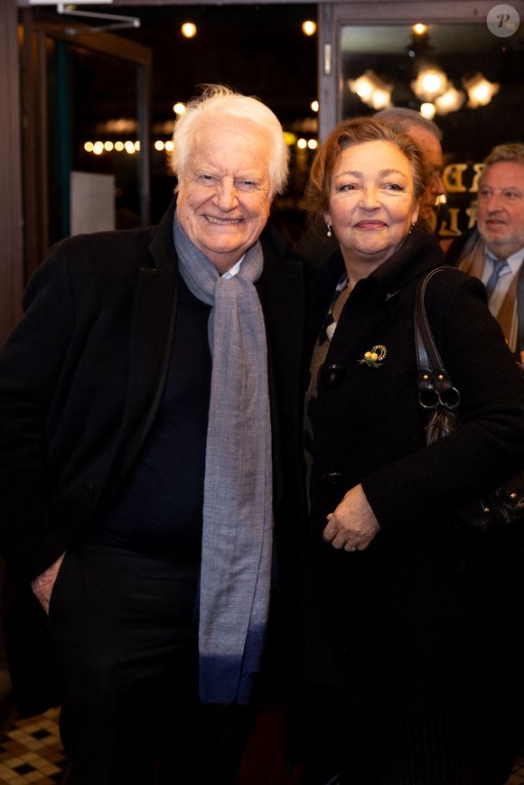 André Dussollier, Catherine Frot lors de la cérémonie d'intronisation de A.Dussollier et C.Frot à l'académie Alphonse Allais au cabaret La Crémaillère 1900 à Paris le 26 janvier 2026

© Tiphaine Praud-Lebely / Bestimage