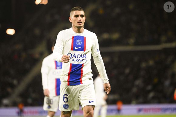 Marco Verratti (PSG) - Match de football Ligue 1 Uber Eats Angers Vs PSG (Paris Saint-Germain) 0-2 à Angers le 21 avril 2023.
© JB Autissier / Panoramic / Bestimage