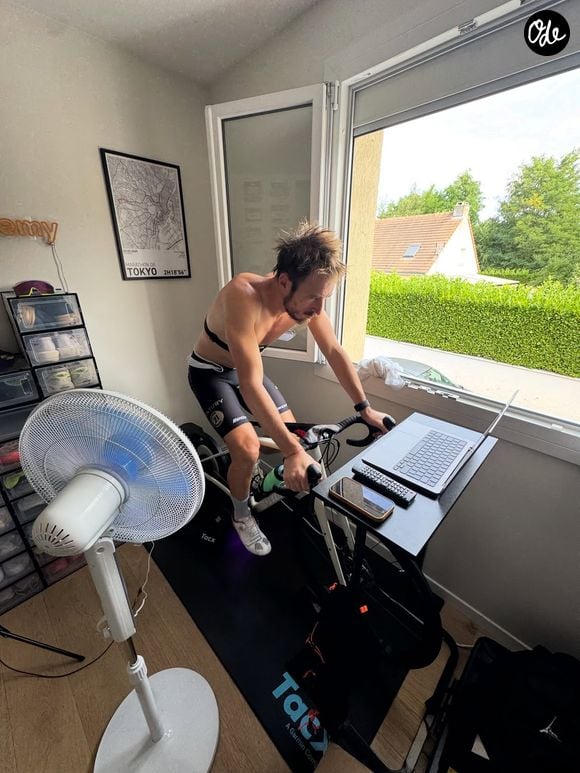 Dorian Louvet a partagé des photos sur Instagram, quelques jours avant sa première participation à l'UTMB. Photo publiée le 16 août 2026