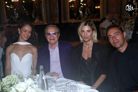 Hinaupoko Devèze (Miss France 2026), Orlando, Sveva Alviti et son mari Andrea Bruno - Stéphane Rolland fête ses 60 ans dans le salon Opéra de l’Hôtel Intercontinental à Paris, France, le 08 Juillet 2026. 

© Bertrand Rindoff / Bestimage