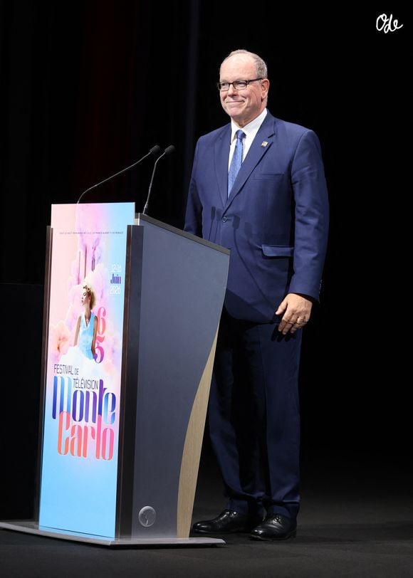Le prince Albert II de Monaco - Photocall de la cérémonie d'ouverture de la 65ème édition du Festival TV De Monte Carlo le 12 Juin 2026. © Denis Guignebourg /Bestimage