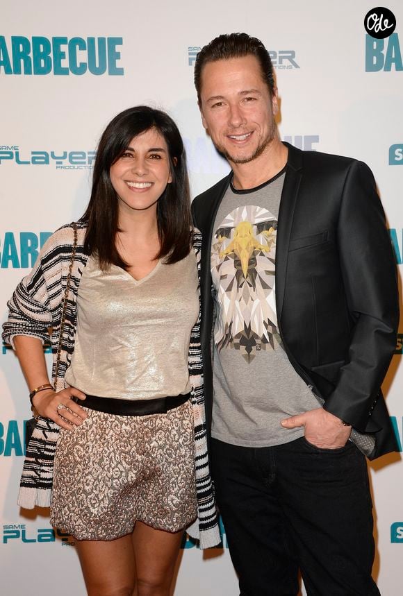 Stéphane Rousseau et sa compagne Reem Kherici - Avant-première du film "Barbecue" au cinéma Gaumont Opéra à Paris, le 7 avril 2014.
COADIC GUIREC / BESTIMAGE
