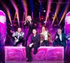 La nouvelle saison a été lancée vendredi 2 mai sur TF1
Kev Adams, Elodie Poux, Camille Combal, Chantal Ladesou et Laurent Ruquier dans "Mask Singer 2025". © Laurent VU / TF1
