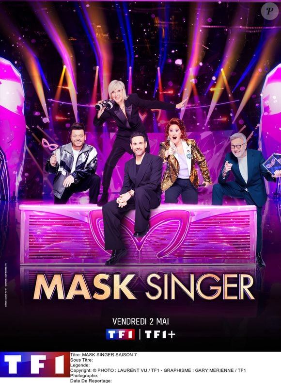 La nouvelle saison a été lancée vendredi 2 mai sur TF1


Kev Adams, Elodie Poux, Camille Combal, Chantal Ladesou et Laurent Ruquier dans "Mask Singer 2025". © Laurent VU / TF1