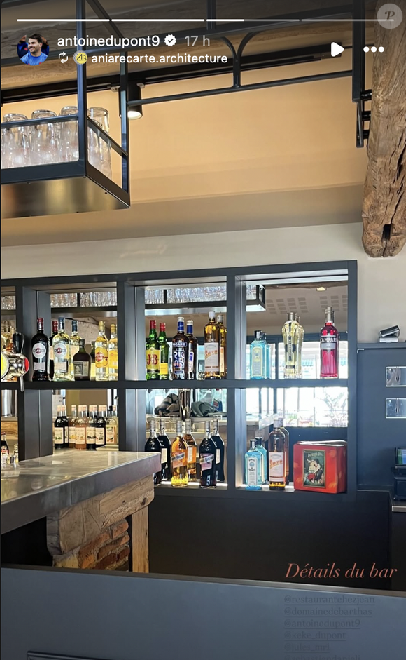 Un restaurateur qui se trouvera à côté du domaine de Barthas, qui appartient déjà au rugbyman