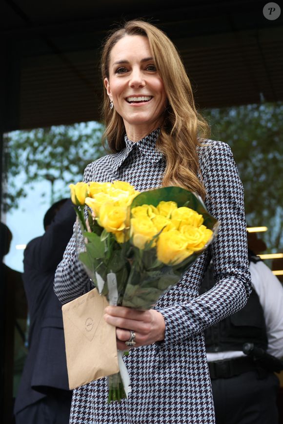 Catherine (Kate) Middleton, princesse de Galles, en visite à l'association Anna Freud à Londres, le 27 novembre 2025.