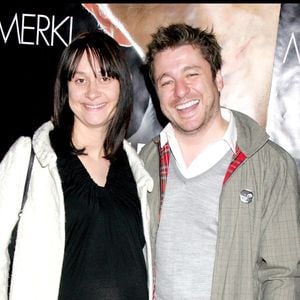 Bruno Guillon et sa femme Marion à la générale du spectacle d'Elie Semoun à l'Olympia - © Guillaume Gaffiot/bestimage