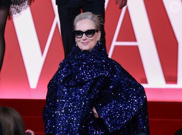 Célébrités vues lors de la soirée "A Night With Runway" pour "Le diable s'habille en Prada 2" à la National Gallery de Londres.

Sur la photo : Meryl Streep