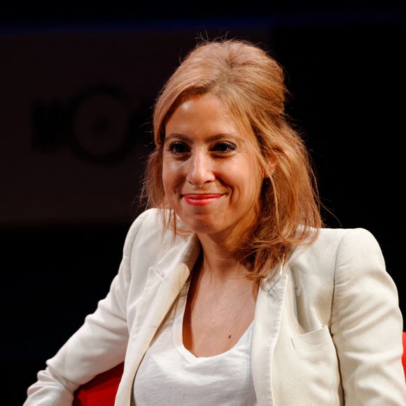 Léa Salamé participe à la conférence de presse annuelle de la station de radio Radio France à Paris, France, 26 août 2015. Photo par Alban Wyters/ABACAPRESS.COM