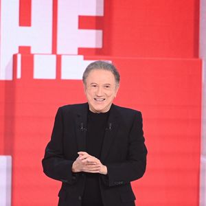Exclusif - Michel Drucker lors de l'enregistrement de l'émission "Vivement dimanche" au studio Rive Gauche, présentée par M. Drucker avec une diffusion sur France 3 le 25 janvier 2026. © Guillaume Gaffiot/Bestimage