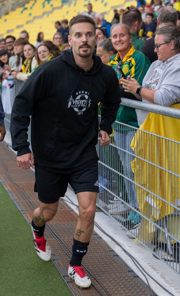 Matt Pokora (M. Pokora) - Match des Légendes du Variétés Club de France contre le FC Nantes au profit du Secours Populaire au stade de la Beaujoire à Nantes le 3 juin 2025. © Martin Bousseau/Bestimage