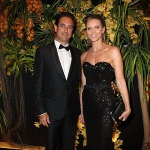 Exclusif - Prix Spécial - No Web - Sylvie Tellier et son mari Laurent Schenten - Dîner de gala organisé par la Fondation "Children of Africa" à l'initiative de Madame D.Ouattara, Première Dame de Côte d'Ivoire et Présidente fondatrice de "Children of Africa" au Sofitel Ivoire à Abidjan. Le 1er Mars 2024
© Dominique Jacovides / Bestimage