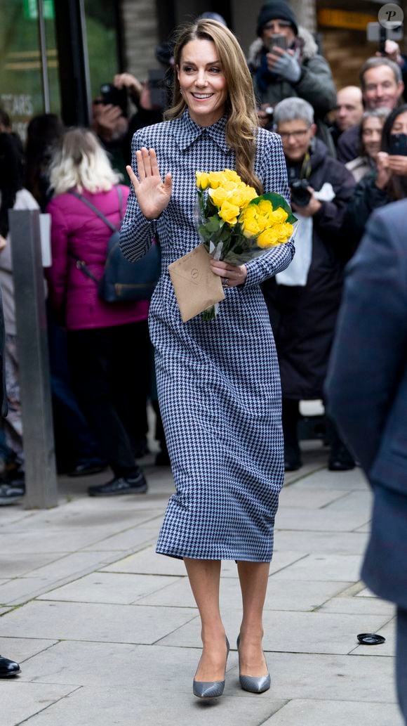 Catherine (Kate) Middleton, princesse de Galles, quitte l'association Anna Freud à Londres, le 27 novembre 2025.

GOFF  / BESTIMAGE
