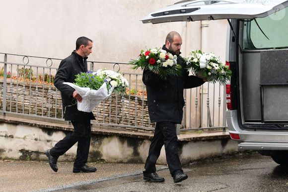 Exclusif - Obsèques d'Alain Morini-Bosc dans l'église Saint-Pierre dans la commune d'Abrets en Dauphiné, France, le 14 mars 2025. Romain Doucelin/Bestimage