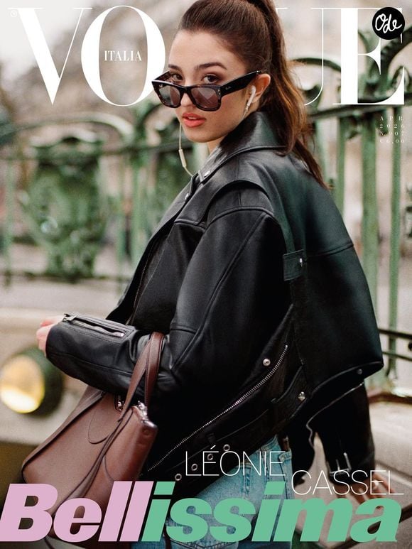 Léonie Cassel en couverture du Vogue Italie en avril 2026.