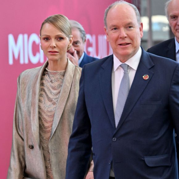 Le prince Albert II de Monaco et la princesse Charlene de Monaco lors de la cérémonie des remises des Etoiles Michelin 2026 au Grimaldi Forum à Monaco le 16 mars 2026.

© Bruno Bebert/Bestimage