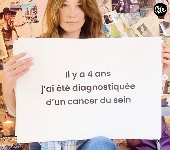 Carla Bruni révèle son cancer du sein