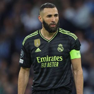 Karim Benzema 9 - Manchester City s'impose face au Real Madrid (4 - 0) en demi-finales retour de la Ligue des champions, le 17 mai 2023.  © Imago / Panoramic / Bestimage