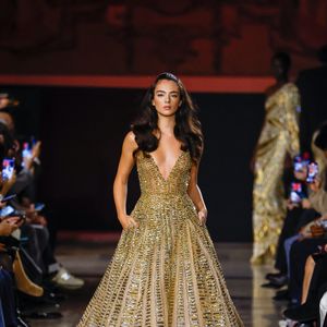 Deva Cassel - Défilé Elie Saab, Collection Haute Couture Printemps/Eté 2026 lors de la Fashion Week de Paris (PFW) au Musée Rodin, à Paris, France, le 28 janvier 2026. © Bestimage