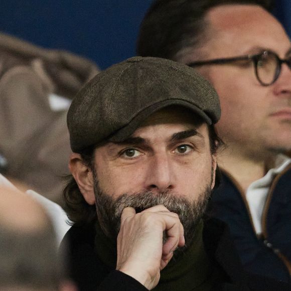 Grégory Fitoussi - People dans les tribunes lors du match de football PSG Vs Clermont (1-1) au Parc des Princes à Paris le 6 avril 2024.
© Cyril Moreau / Bestimage