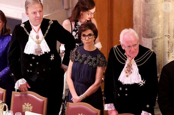Rachida Dati, Ministre de la Culture lors d’un banquet d’état à Guildhall, Londres le 9 juillet 2025. Le couple présidentiel français est en voyage officiel au Royaume Uni pour trois jours.

© Dominique Jacovides / Bestimage